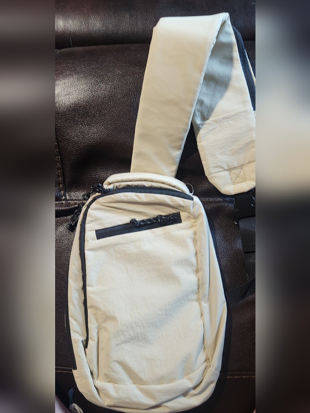NWOT Free People Renegade Cream Crossbody Sling Bag - Lightweight Everyday Carry